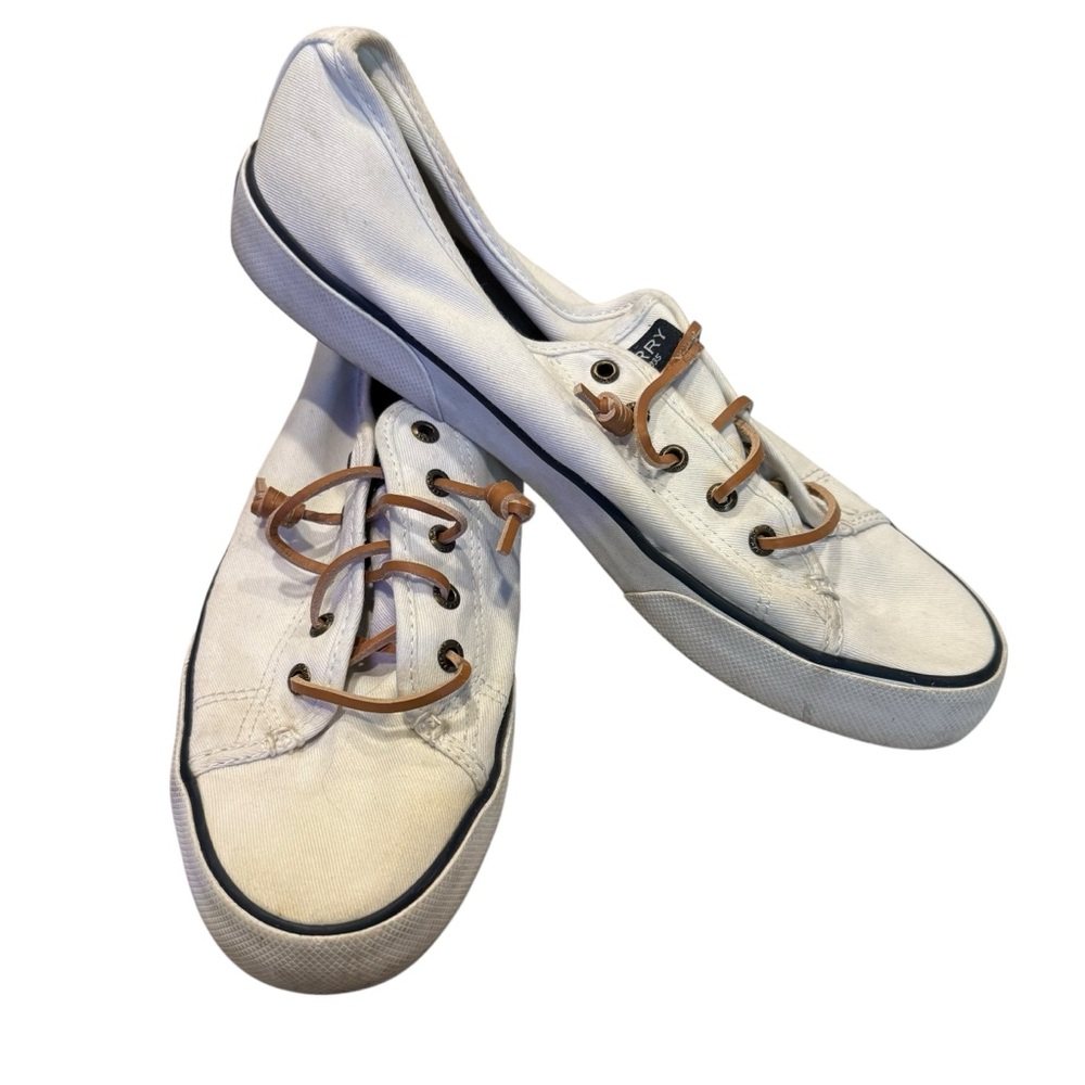 SPERRY WOMEN'S PIER VIEW SNEAKER. SIZE 10.